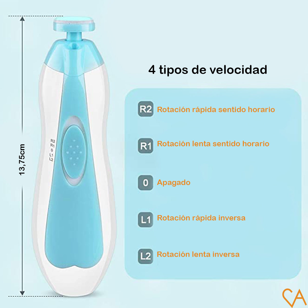 CORTAÚÑAS ELÉCTRICO PARA BEBÉ – SEGURO, SILENCIOSO Y PRECISO