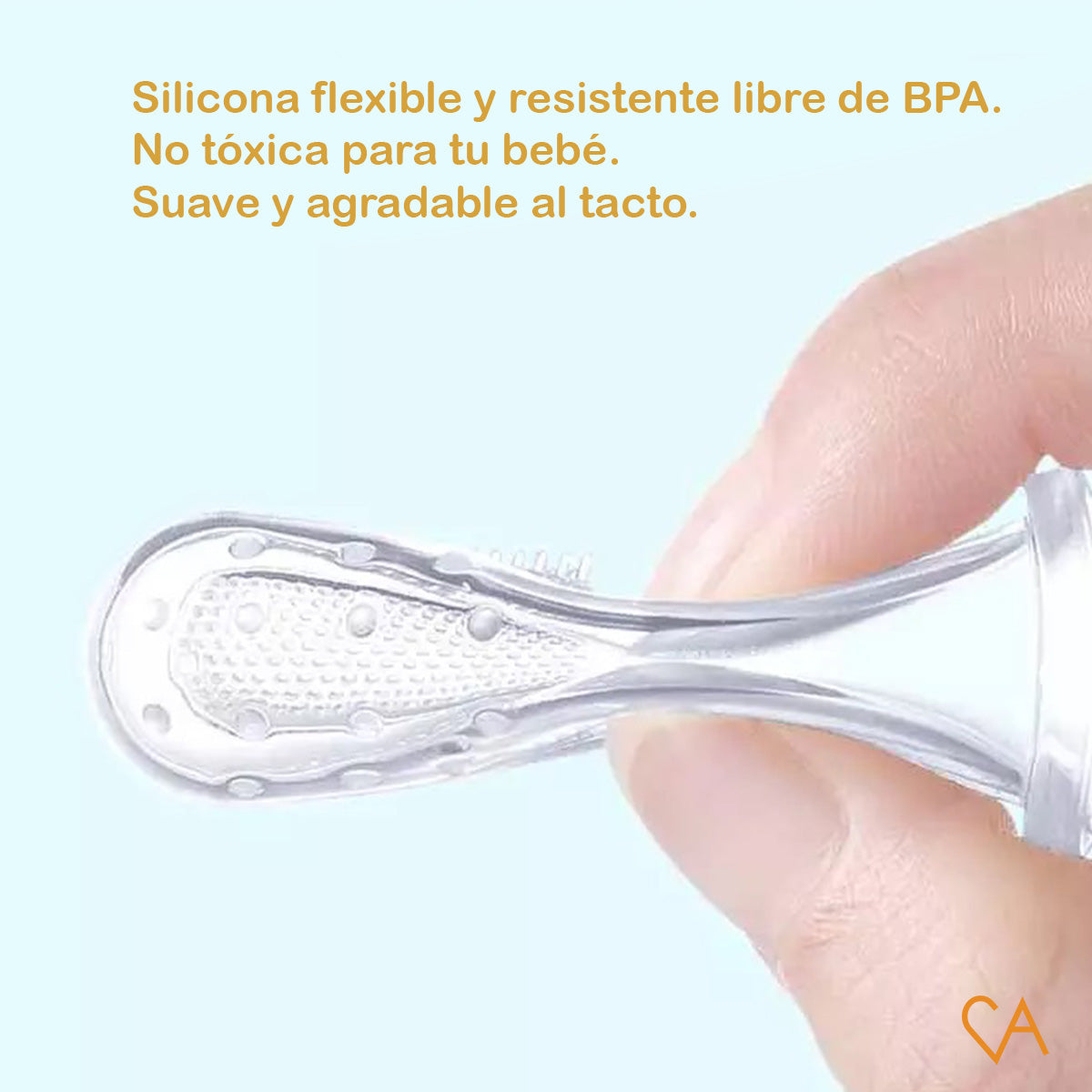 🦷 CEPILLO DE DIENTES PARA DEDO – LIMPIEZA SUAVE Y SEGURA PARA TU BEBÉ